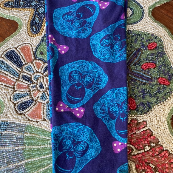 Lularoe Leggings OS Bundle Randaminal - Picture 4 of 9